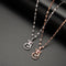 Beating Heart S925 Silver Platinum Monkey Necklace