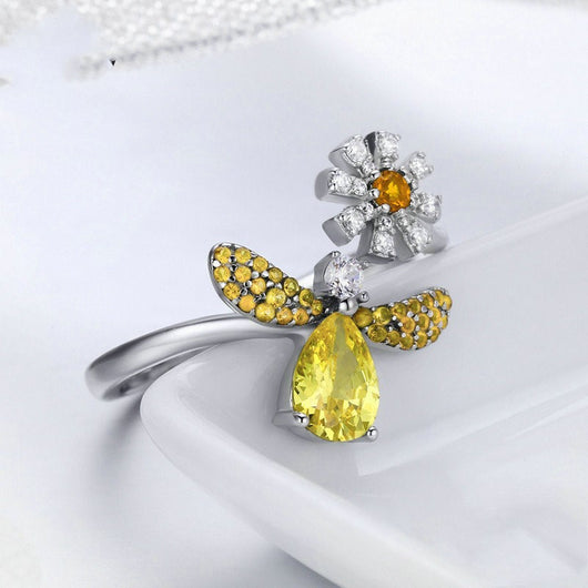 Anillo de Plata 925 Bee's Blessing - Diseño Elegante - Image 3