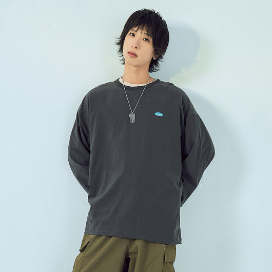 Camisa de Manga Larga con Bordado de Color Sólido - Image 3