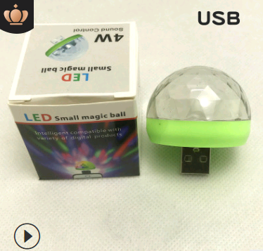 Luz de Escena Mágica RGB con Control por Voz y USB