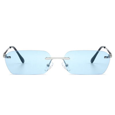 Gafas de Sol Rectangulares sin Marco - Protección Visual Premium - Image 3