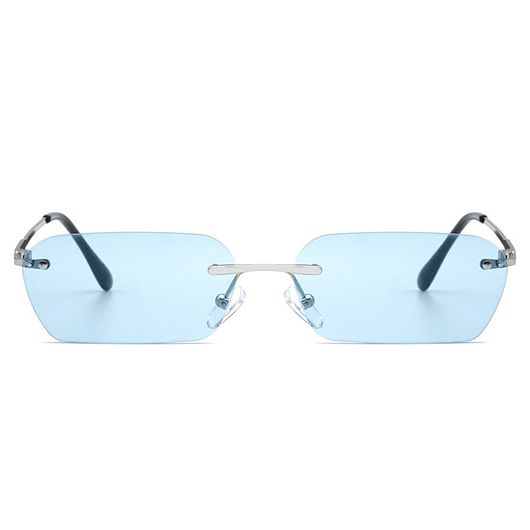Gafas de Sol Rectangulares sin Marco - Protección Visual Premium - Image 3