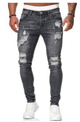 Pantalones vaqueros blancos rotos - Image 10