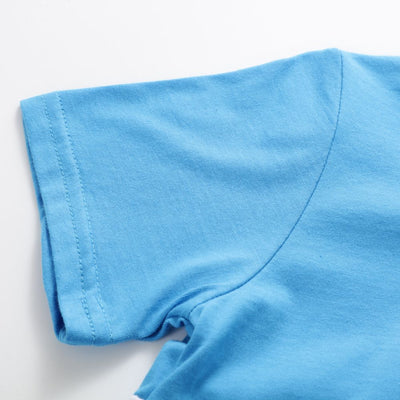 Playera de Algodón con Contraste para Niños y Niñas - Fresca y Cómoda para Verano - Image 3