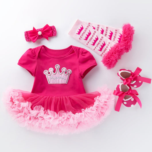 Pelele de Algodón Premium para Bebé - Vestido Romper Rosa Pálido de Manga Corta - Image 16