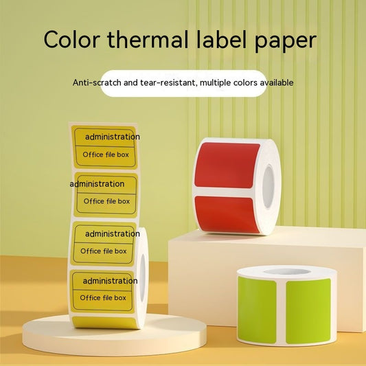Etiquetas Térmicas Impermeables Multiuso - Papel Adhesivo Resistente
