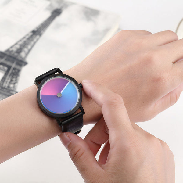 Reloj de Cuarzo con Degradado de Color