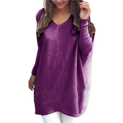 Suéter Fino Cuello V Manga Larga Mujer - Estilo Europeo y Americano - Image 6