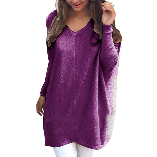 Suéter Fino Cuello V Manga Larga Mujer - Estilo Europeo y Americano - Image 6