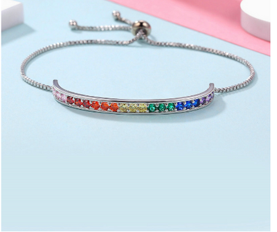 Pulsera de Cobre Artesanal para Mujer con Circonita Brillante - Image 10