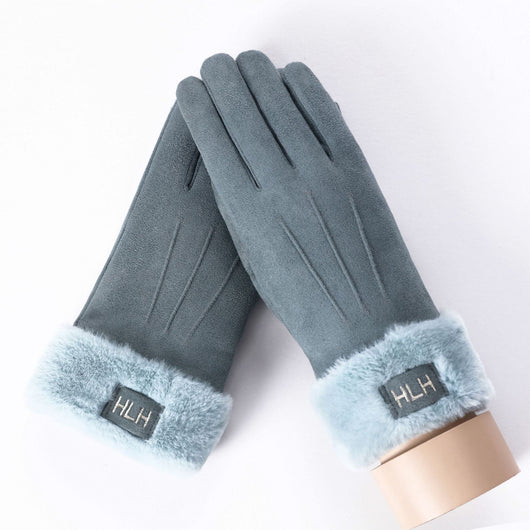 Guantes Térmicos de Cachemira para Mujer con Oso Adorable y Pantalla Táctil - Image 8