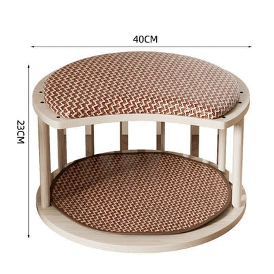 Cama de Madera Maciza para Gatos - Nido Versátil para Todas las Estaciones - Image 3