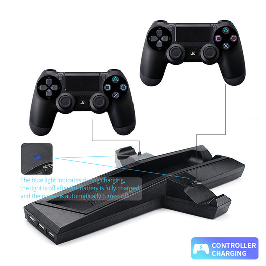 Cargador y Radiador para Control PS4 Slim con Base de Carga - Image 5