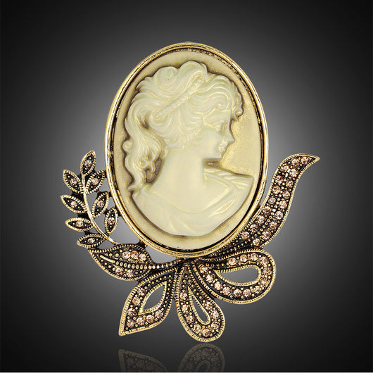 Broche Vintage de Aleación con Diamantes Incrustados - Image 5