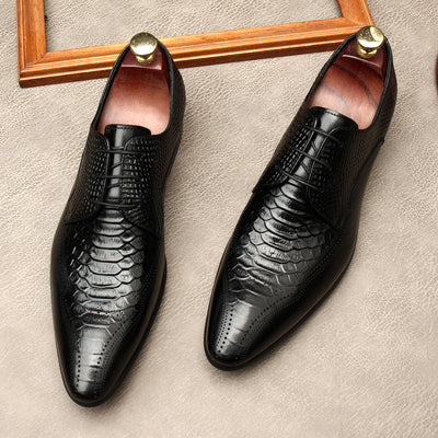 Zapatos Formales de Cuero para Hombre con Punta Afilada - Estilo Británico - Image 10
