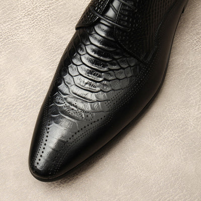 Zapatos Formales de Cuero para Hombre con Punta Afilada - Estilo Británico - Image 14