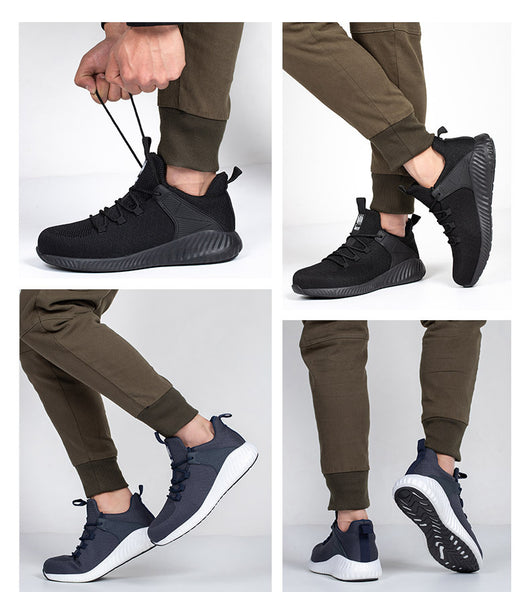 Zapatos de Seguridad Tejidos Voladores - Antiaplastamiento y Antipunzada - Image 10