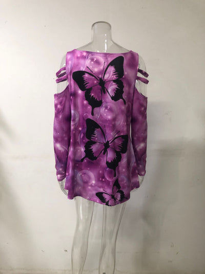 Blusa Suelta de Manga Larga con Cierre y Estampado para Mujer - Image 17