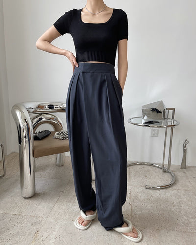 Top Corto Escote Cuadrado Efecto Reductor para Mujer - Tejido Punto Elegante - Image 29