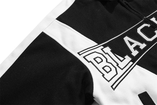 Chamarra Acolchada Hombre Estilo Americano con Letras Contraste - Image 13