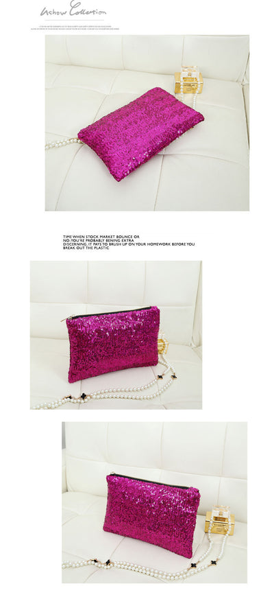 Bolso de Moda Leopardo con Lentejuelas - Versátil y Elegante - Image 14