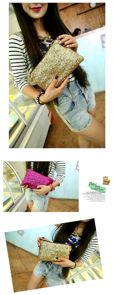 Bolso de Moda Leopardo con Lentejuelas - Versátil y Elegante - Image 17