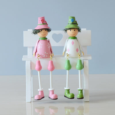 Muñeca Artesanal Colgante con Pies Pintados - Títere Decorativo - Image 6