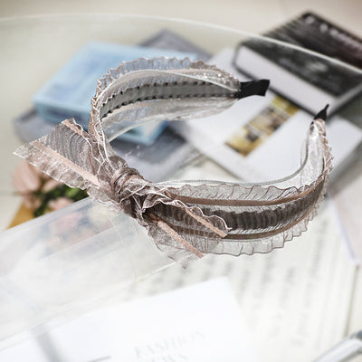 Diadema de Encaje con Moño Elegante - Image 13