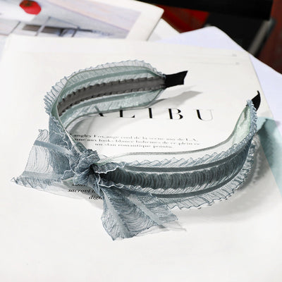 Diadema de Encaje con Moño Elegante - Image 15