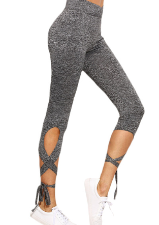 Pantalones Ajustados Cintura Alta con Efecto Levantacaderas - Leggins 7/8 Bandage - Image 2
