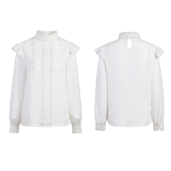 Conjunto de Moda Lisa Lamb: Chaleco, Camisa de Encaje y Blazer - Image 10