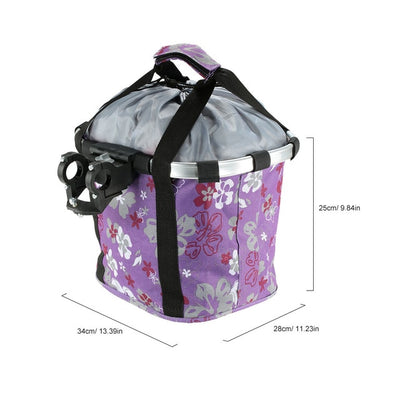 Canasta Delantera Plegable para Bicicleta de Montaña S41 46 con Liberación Rápida - Image 6