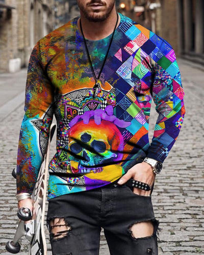 Camiseta Casual Slim Fit con Estampado de Letras para Hombre - Image 10