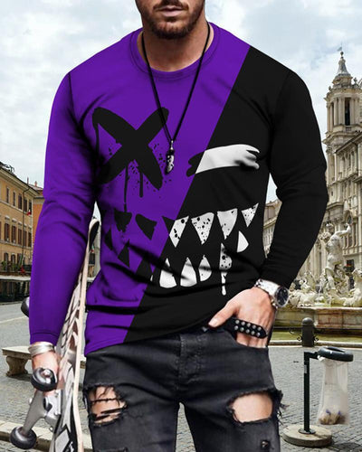 Camiseta Hombre Cuello Redondo Ajustada con Estampado de Letras - Image 21