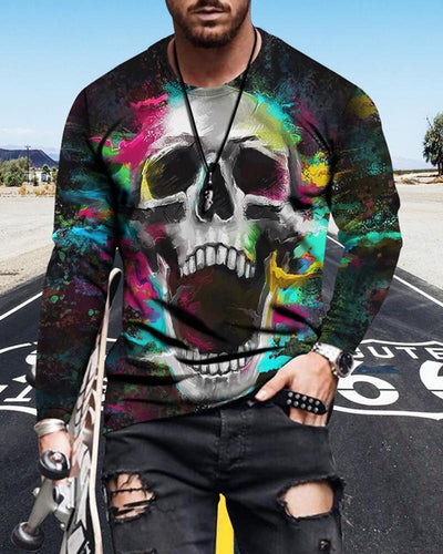 Camiseta Hombre Cuello Redondo Ajustada con Estampado de Letras - Image 22