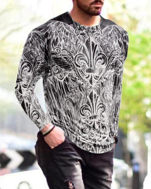 Camiseta Casual Slim Fit con Estampado de Letras para Hombre - Image 18