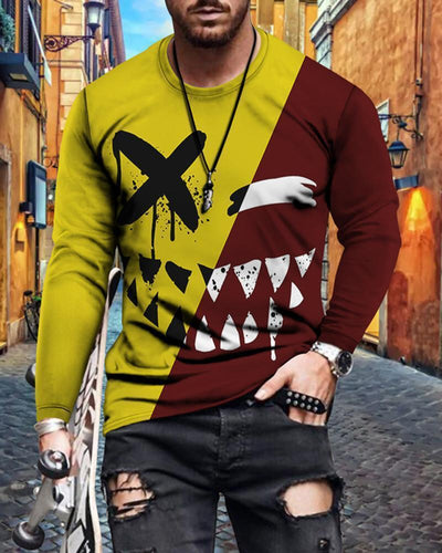 Camiseta Casual Slim Fit con Estampado de Letras para Hombre - Image 32