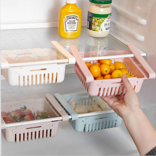 Cesta Organizadora de Refrigerador Extensible Multiuso para Cocina - Image 12