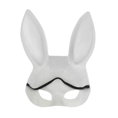 Máscara Facial Negra con Orejas de Conejo - Estilo Fashion - Image 19