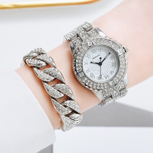 Pulsera Reloj Elegante para Mujer con Diamantes y Diseño Sofisticado - Image 11