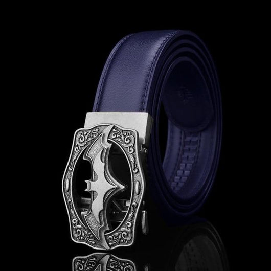 Cinturón Casual para Hombre con Hebilla Automática Estilo Murciélago Vintage - Image 15