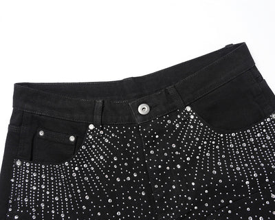 Shorts de Mezclilla Degradado con Teñido Splash Ink - Image 22