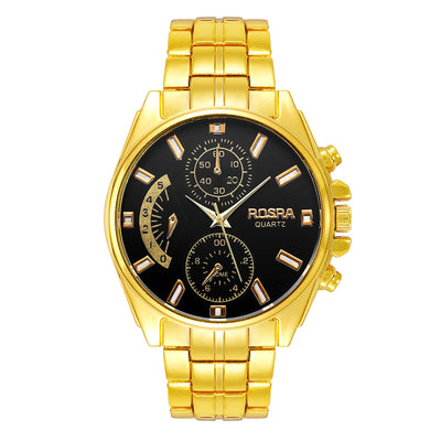 Reloj de Moda Dorado en Aleación con Cuarzo de Precisión - Image 10