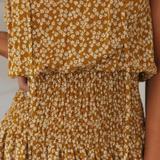 Vestido sin mangas con encaje estampado - Image 4