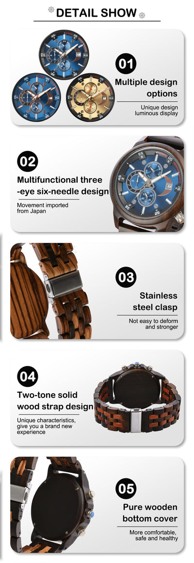 Reloj Empresarial Multifuncional Luminoso para Hombre - Image 16