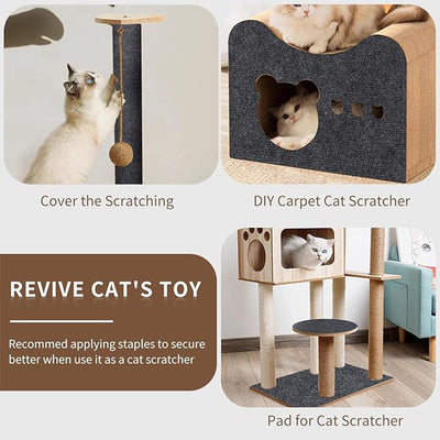 Tapete Rascador Adhesivo para Árbol de Gatos - Image 14