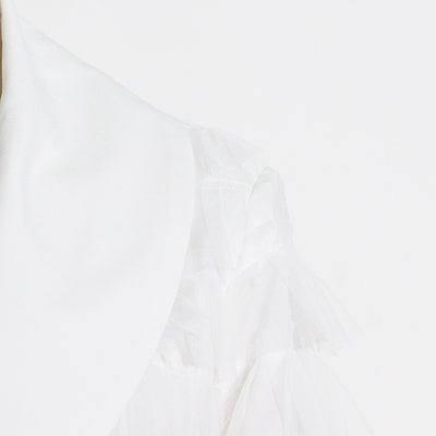 Traje Elegante para Mujer con Paneles de Tul Multicapa y Puños Estilo Pastel - Image 11