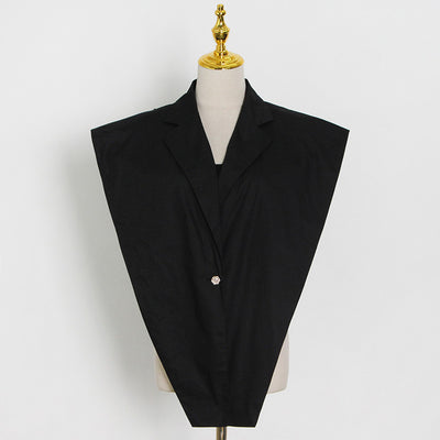 Blusa Triangular Invertida con Costura en Cadena - Diseño Trendy - Image 9