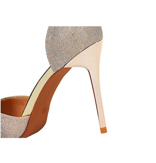 Zapatos de Tacón Alto Punta Fina Bicolor para Mujer - Image 12