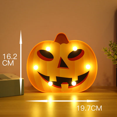 Luces LED Decorativas para Halloween - Figuras de Calabaza, Araña y Calavera - Image 6